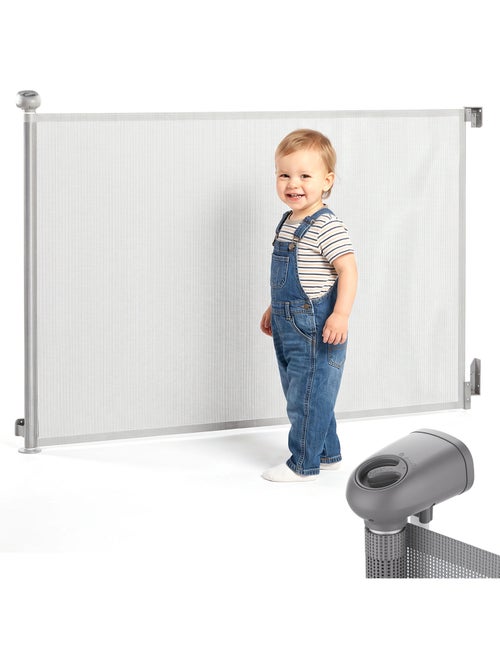 Moby-system homesafe - barreira de segurança retrátil para crianças - Kiabi Moby-system homesafe - barreira de segurança retrátil para crianças - Kiabi