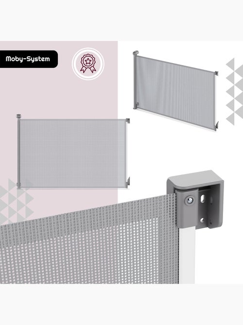 Moby-system homesafe - barreira de segurança retrátil para crianças - Kiabi Moby-system homesafe - barreira de segurança retrátil para crianças - Kiabi