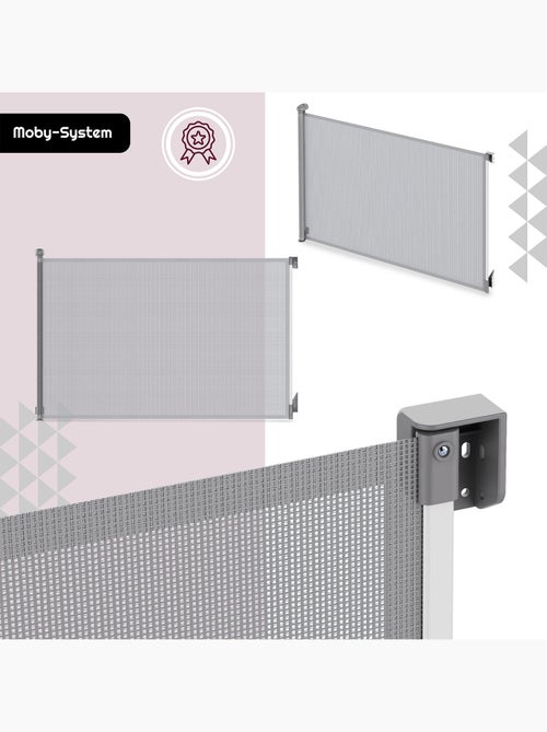 Moby-system safeguard barreira de segurança retrátil para crianças e animais - Kiabi Moby-system safeguard barreira de segurança retrátil para crianças e animais - Kiabi