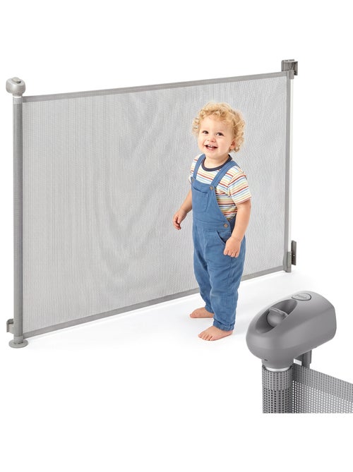 Moby-system stairsafe: barreira retrátil com bloqueio automático para crianças - Kiabi Moby-system stairsafe: barreira retrátil com bloqueio automático para crianças - Kiabi