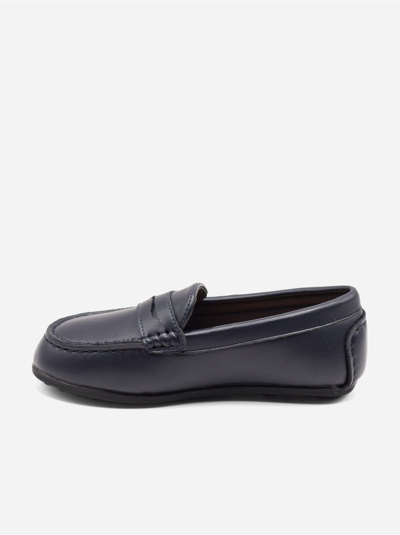 Mocassim alça cruzada Azul escuro - Kiabi