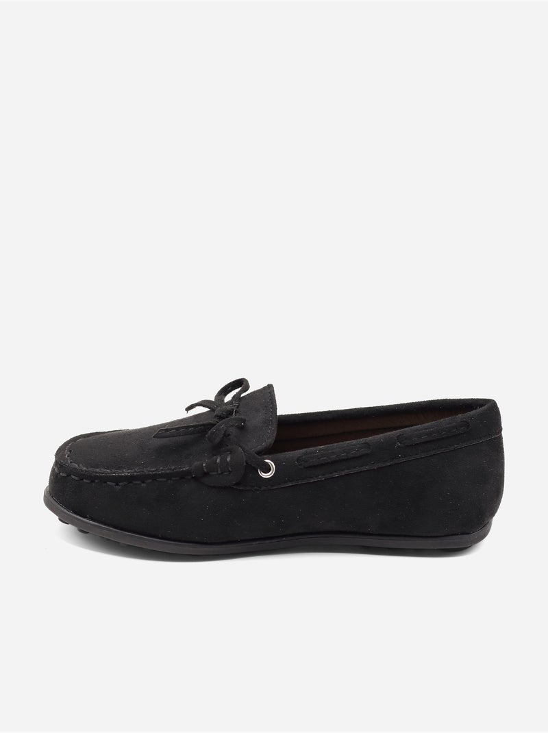 Mocassim alça cruzada Preto - Kiabi