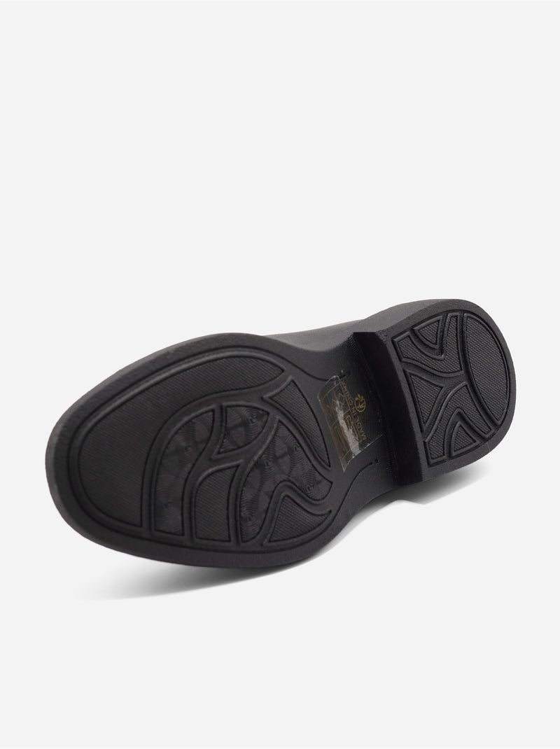 Mocassim alça cruzada Preto - Kiabi
