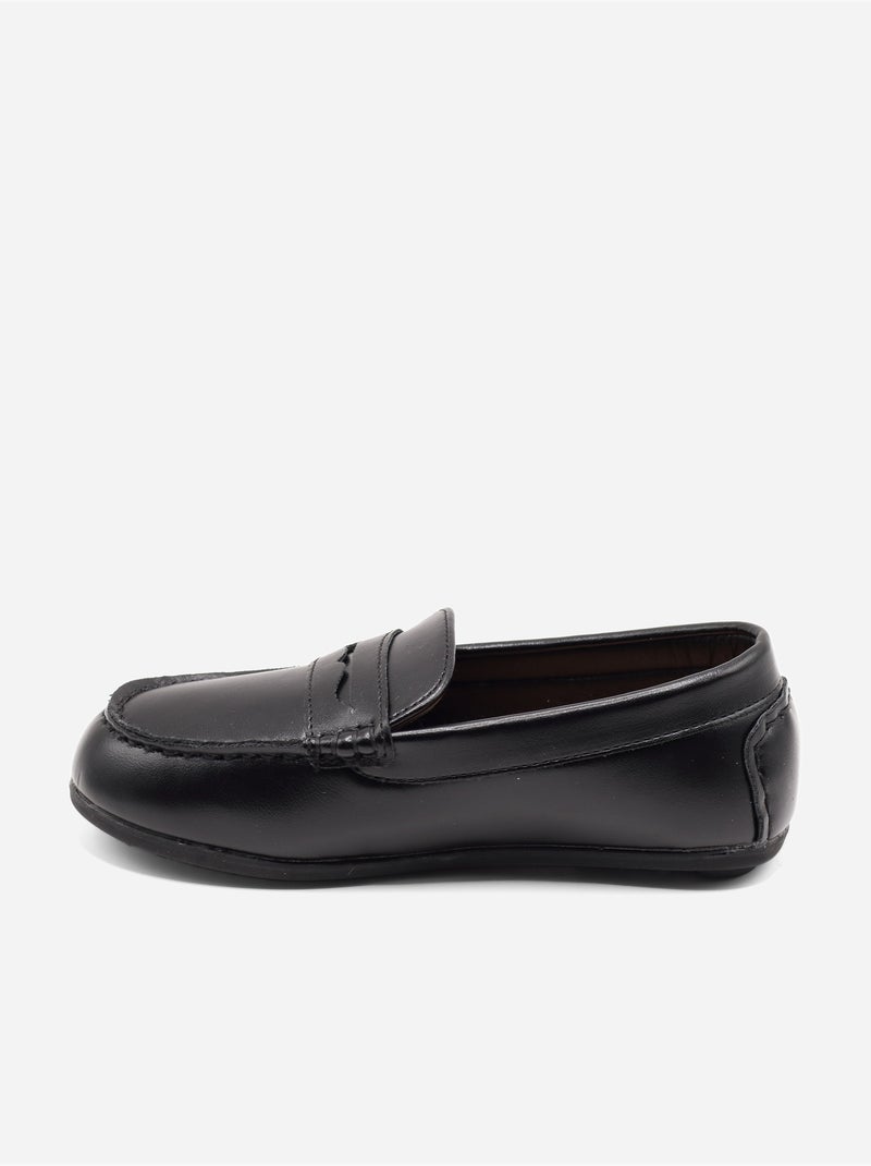 Mocassim alça cruzada Preto - Kiabi