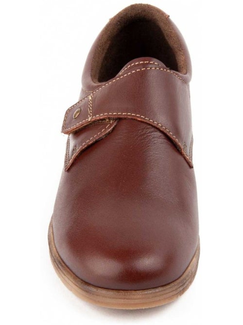 Mocassim Com Cunha Couro Natural Purapiel - Kiabi Mocassim Com Cunha Couro Natural Purapiel - Kiabi