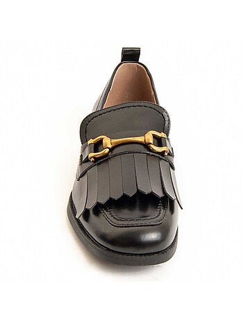 Mocassim Com Salto Material Sintético Montevita