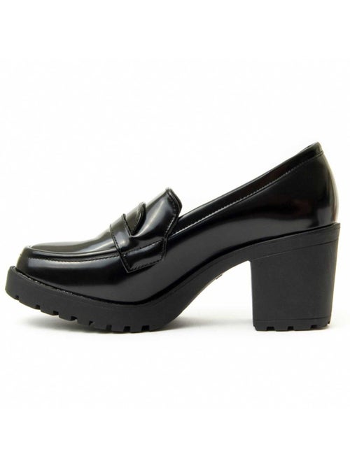 Mocassim Com Salto Material Sintético Montevita - Kiabi Mocassim Com Salto Material Sintético Montevita - Kiabi