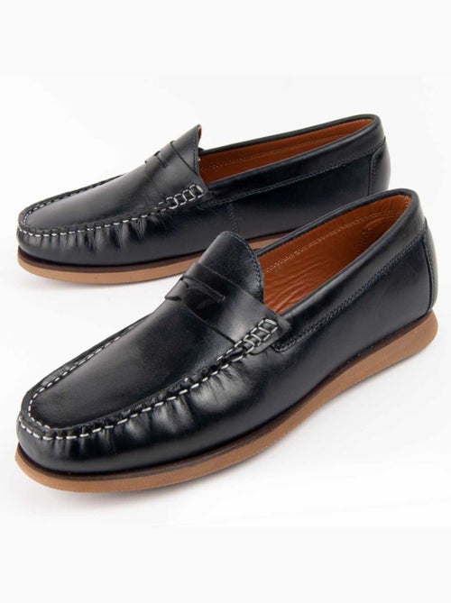 Mocassim Couro Natural Purapiel - Kiabi Mocassim Couro Natural Purapiel - Kiabi