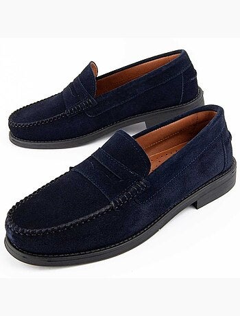 Mocassim couro natural purapiel