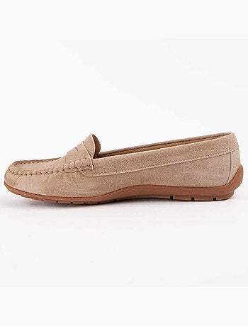 Mocassim Couro Natural Purapiel