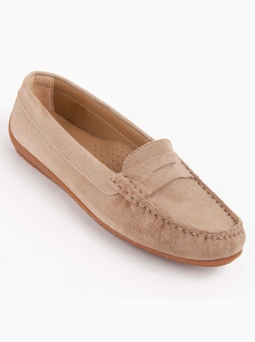 Mocassim Couro Natural Purapiel - Kiabi Mocassim Couro Natural Purapiel - Kiabi