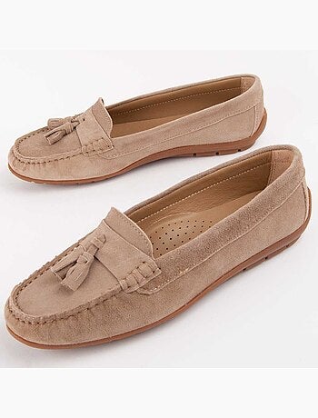 Mocassim Couro Natural Purapiel