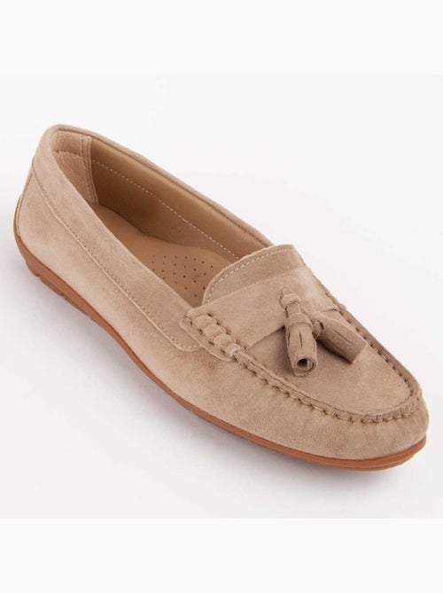 Mocassim Couro Natural Purapiel - Kiabi Mocassim Couro Natural Purapiel - Kiabi