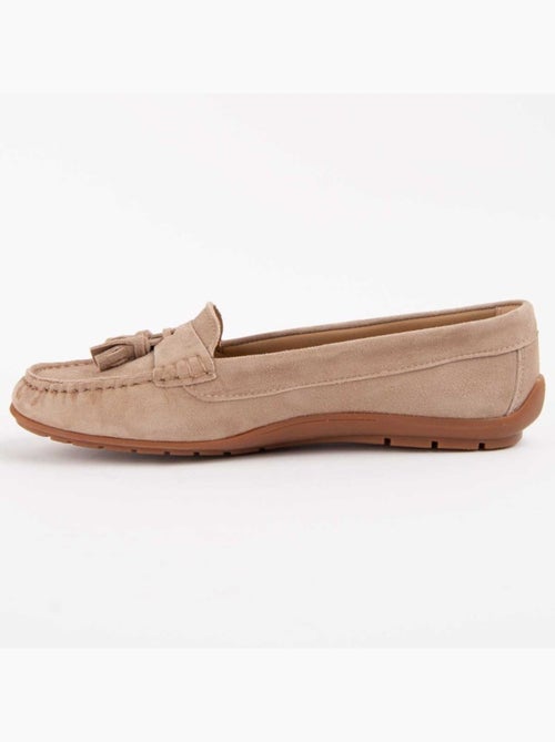 Mocassim Couro Natural Purapiel - Kiabi Mocassim Couro Natural Purapiel - Kiabi