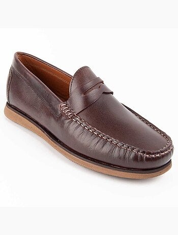 Mocassim Couro Natural Purapiel