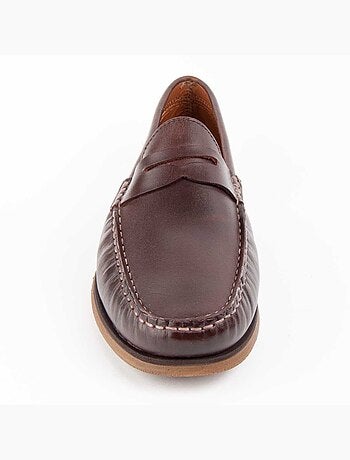 Mocassim Couro Natural Purapiel