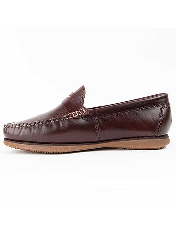 Mocassim Couro Natural Purapiel
