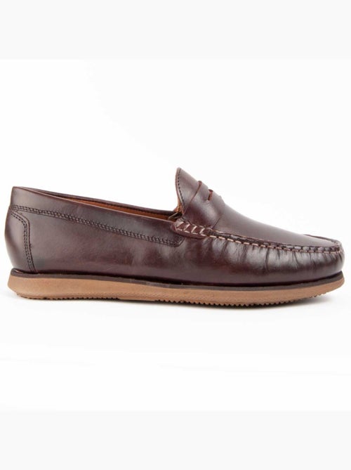 Mocassim Couro Natural Purapiel - Kiabi Mocassim Couro Natural Purapiel - Kiabi