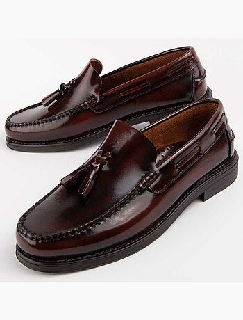 Mocassim Couro Natural Purapiel