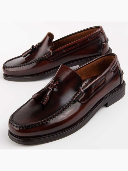 Mocassim Couro Natural Purapiel - Kiabi Mocassim Couro Natural Purapiel - Kiabi