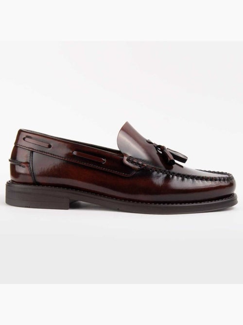 Mocassim Couro Natural Purapiel - Kiabi Mocassim Couro Natural Purapiel - Kiabi