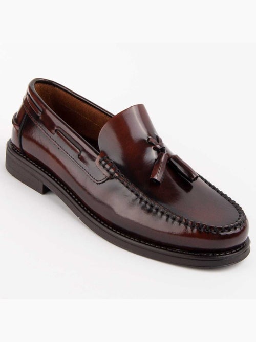 Mocassim Couro Natural Purapiel - Kiabi Mocassim Couro Natural Purapiel - Kiabi