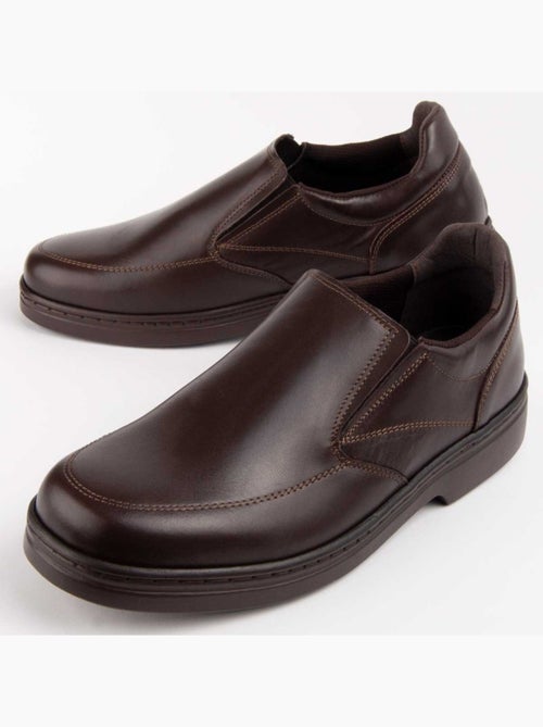 Mocassim Couro Natural Purapiel - Kiabi