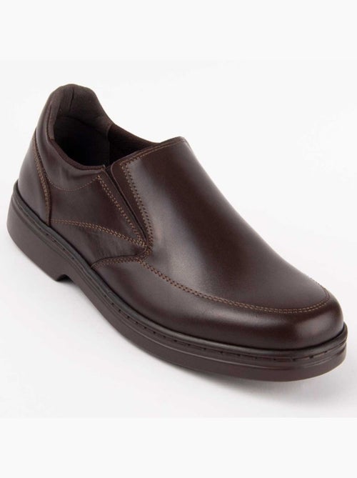 Mocassim Couro Natural Purapiel - Kiabi