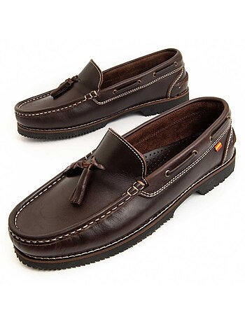 Mocassim Couro Natural Purapiel