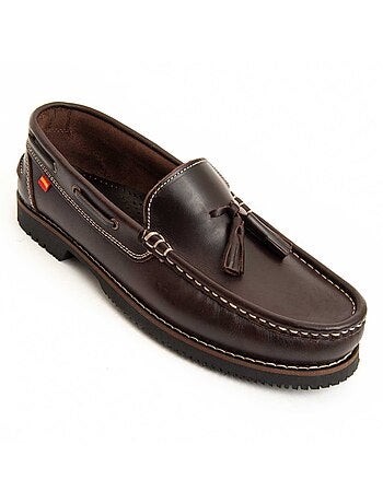 Mocassim Couro Natural Purapiel