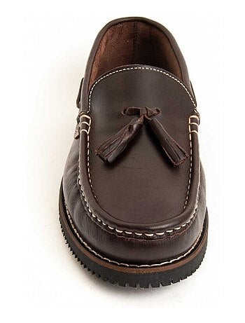 Mocassim Couro Natural Purapiel