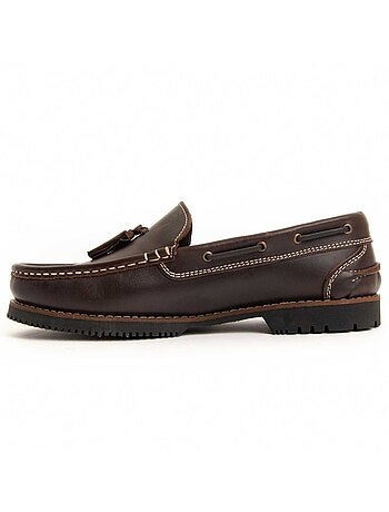 Mocassim Couro Natural Purapiel