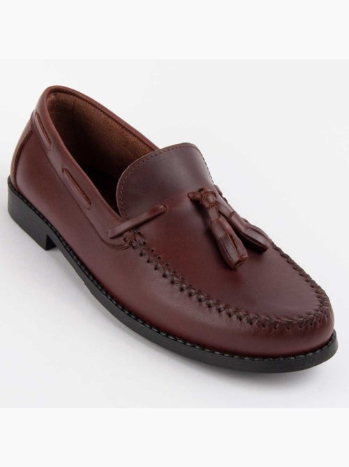 Mocassim Couro Natural Purapiel - Kiabi Mocassim Couro Natural Purapiel - Kiabi
