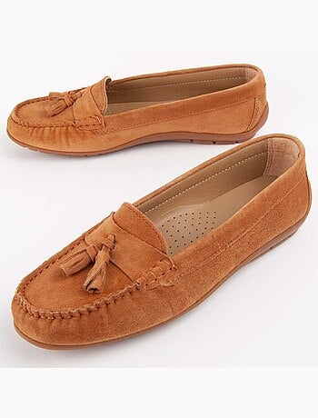 Mocassim Couro Natural Purapiel