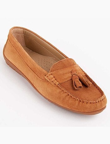 Mocassim Couro Natural Purapiel