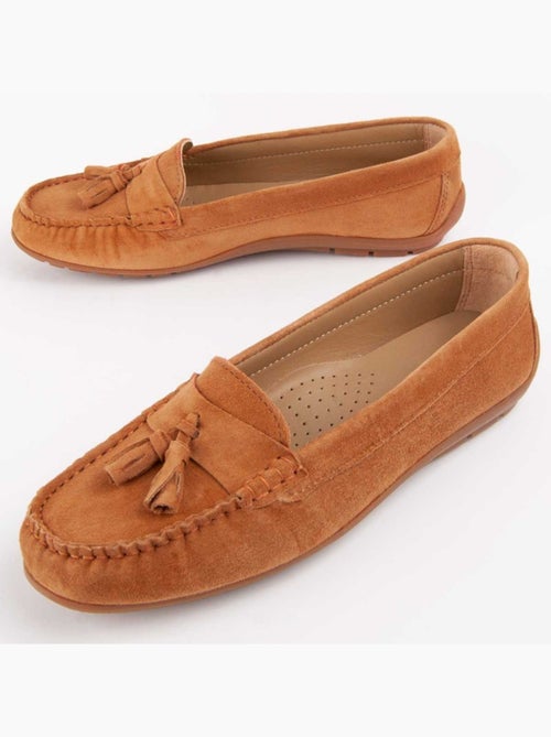 Mocassim Couro Natural Purapiel - Kiabi Mocassim Couro Natural Purapiel - Kiabi
