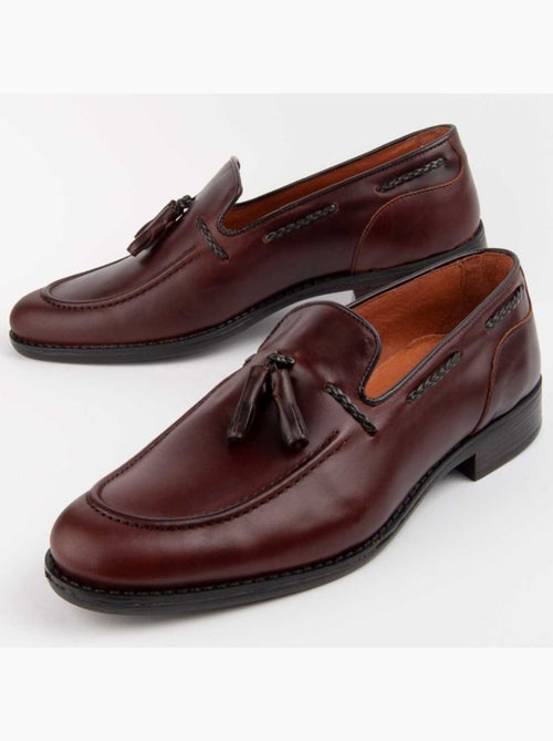 Mocassim Couro Natural Purapiel - Kiabi Mocassim Couro Natural Purapiel - Kiabi