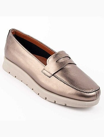 Mocassim Couro Natural Purapiel