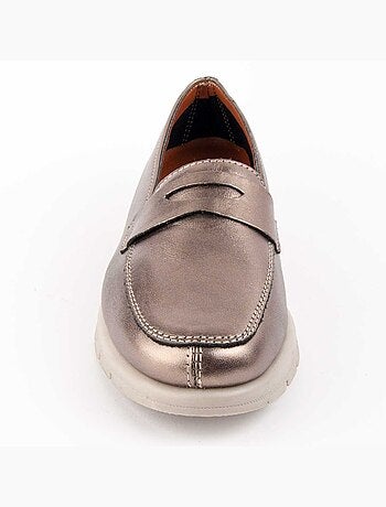 Mocassim Couro Natural Purapiel