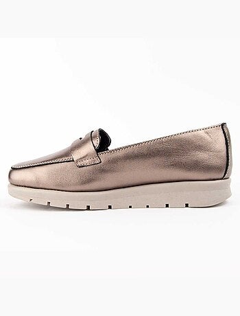 Mocassim Couro Natural Purapiel