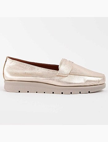 Mocassim Couro Natural Purapiel