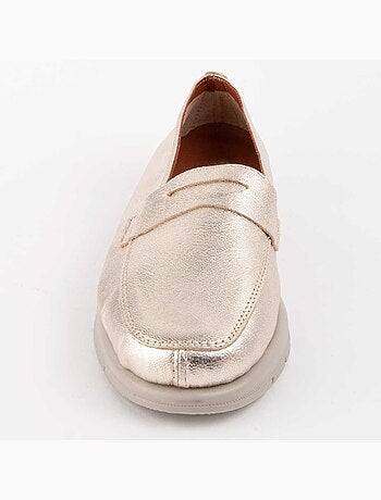 Mocassim Couro Natural Purapiel