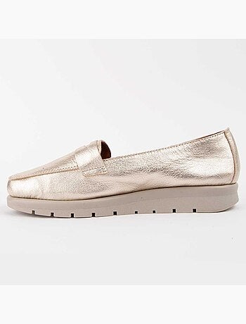 Mocassim Couro Natural Purapiel