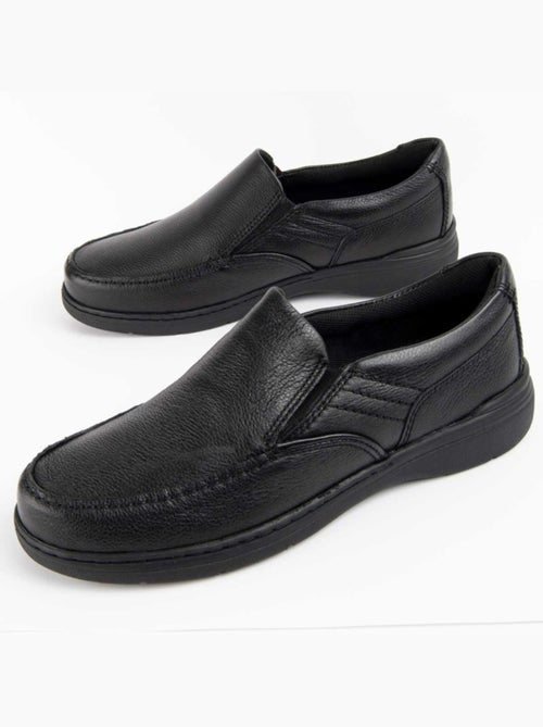 Mocassim Couro Natural Purapiel - Kiabi