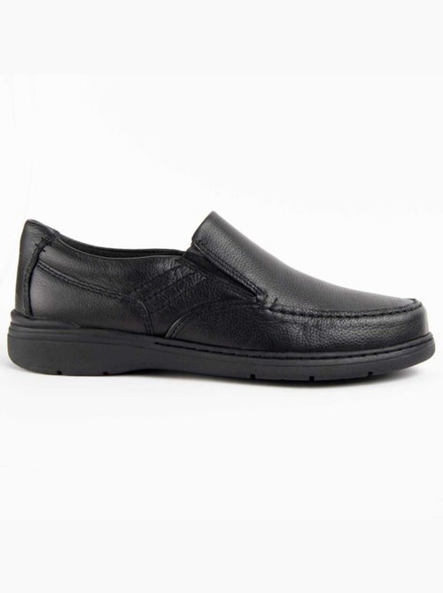 Mocassim Couro Natural Purapiel - Kiabi
