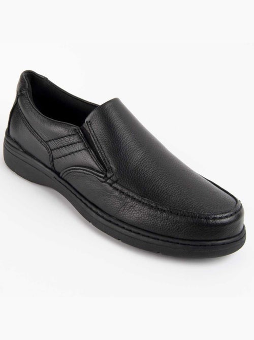 Mocassim Couro Natural Purapiel - Kiabi