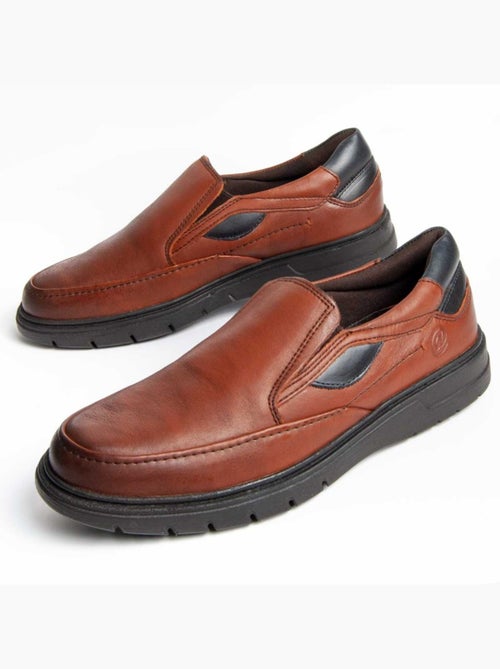 Mocassim Couro Natural Purapiel - Kiabi Mocassim Couro Natural Purapiel - Kiabi