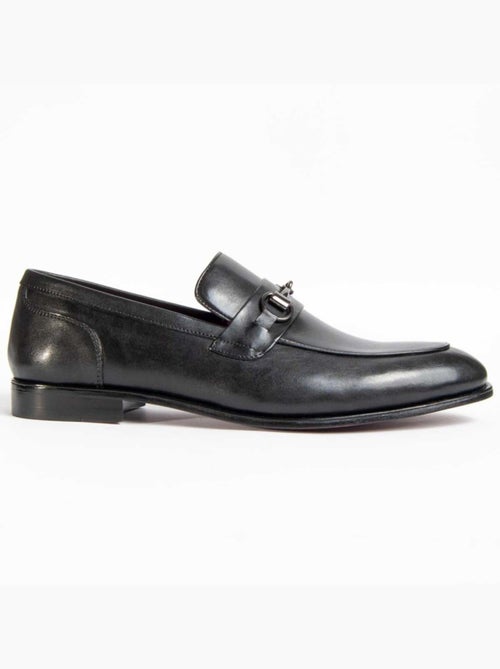 Mocassim Couro Natural Purapiel - Kiabi