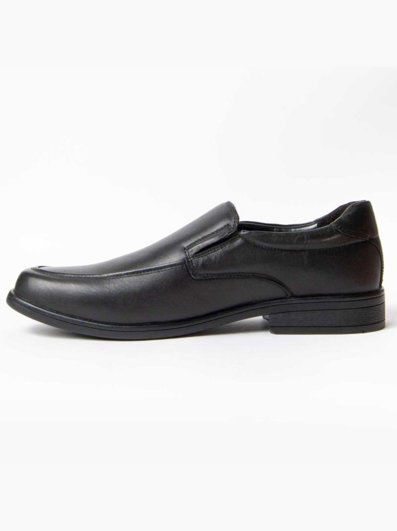 Mocassim Couro Natural Purapiel Preto - Kiabi