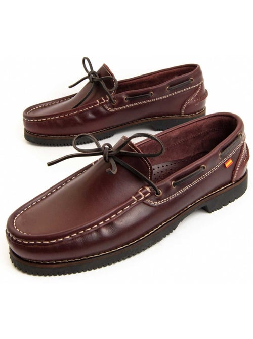 Mocassim Couro Natural Purapiel - Kiabi